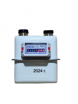 Счетчик газа СГД-G4ТК с термокорректором (вход газа левый, 110мм, резьба 1 1/4") г. Орёл 2024 год выпуска Кстово